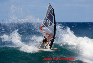 Throwing the tail around in a euphoria-inducing cutback.